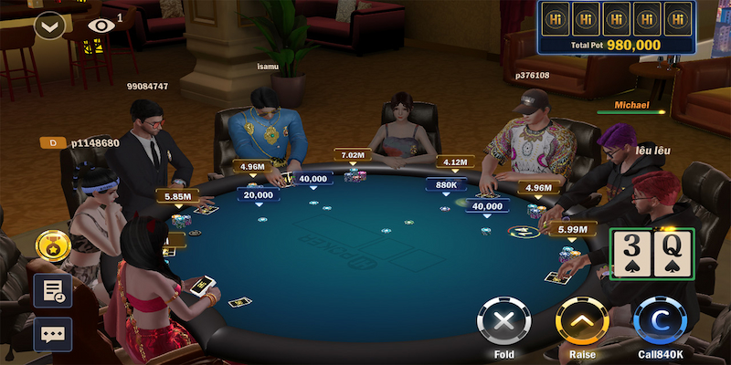 Hướng dẫn giúp anh em chơi Poker 3D dễ dàng trên điện thoại