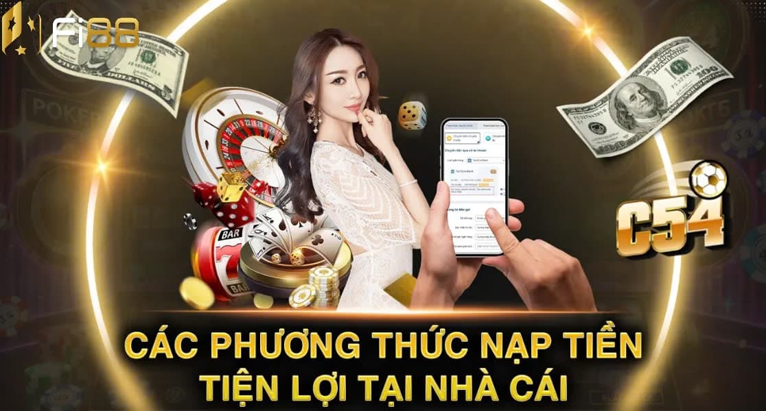 Hướng dẫn nạp tiền vào tài khoản Fi88